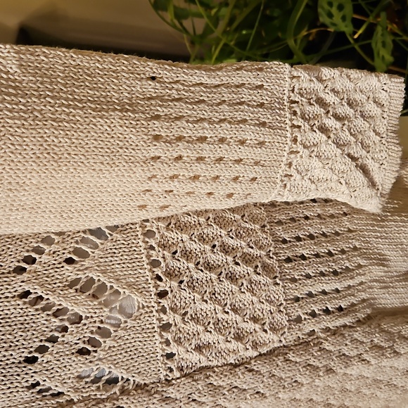 Knitted ivory colour cardigan - Picture 5 of 7